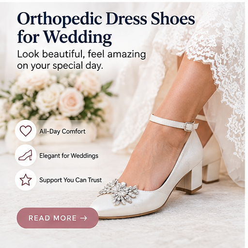 Orthopedic dress shoes for wedding