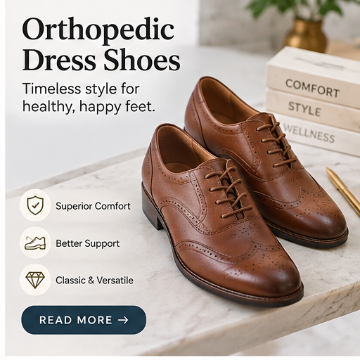 Orthopedic dress shoes