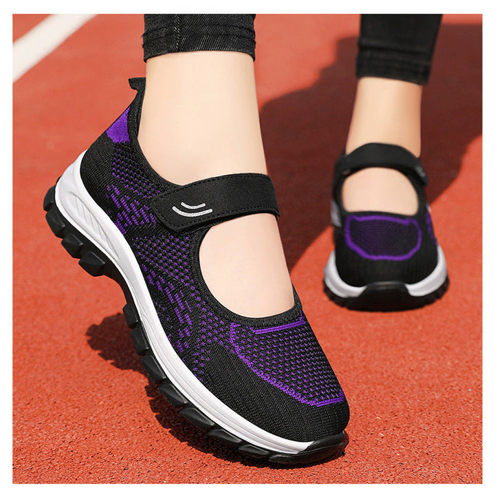 Women's Orthopedic Velcro Knit Shoes